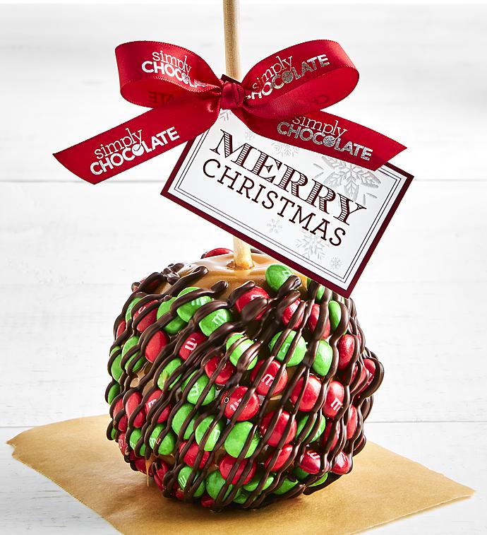 Simply Chocolate Christmas Chocolate Candy Apple
